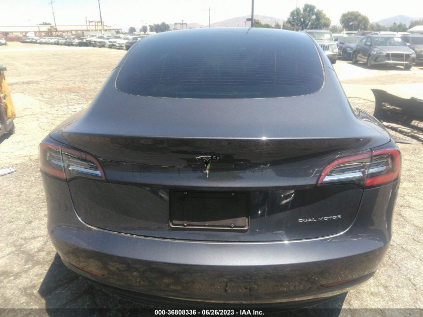 2022 TESLA MODEL 3 - 5YJ3E1EB9NF296398