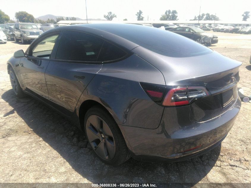 2022 TESLA MODEL 3 - 5YJ3E1EB9NF296398