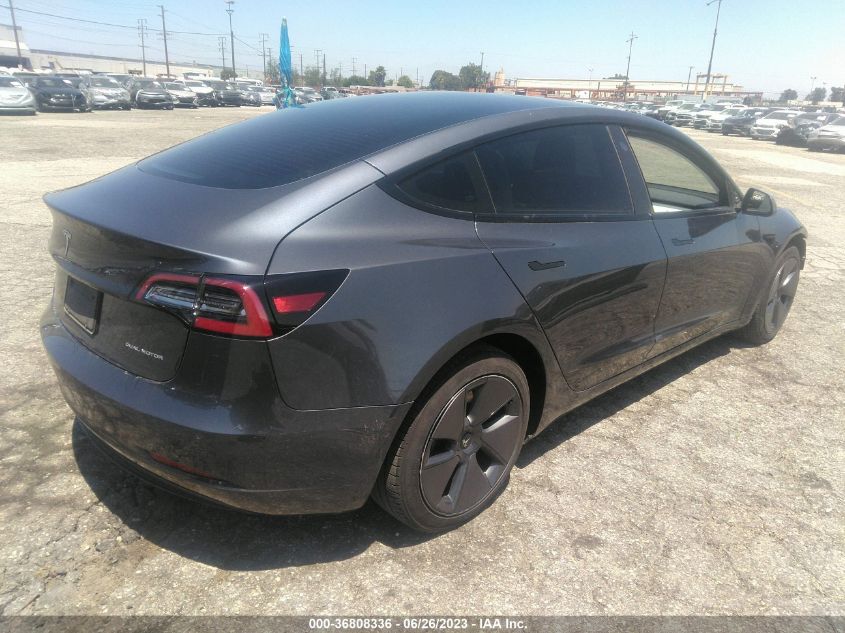 2022 TESLA MODEL 3 - 5YJ3E1EB9NF296398