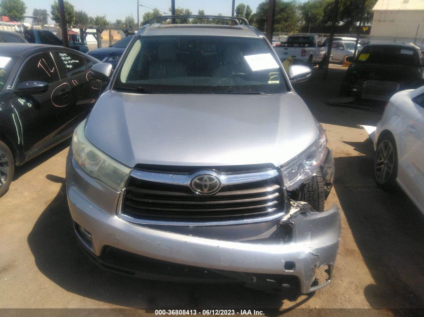 2015 TOYOTA HIGHLANDER LIMITED - 5TDDKRFH8FS073345