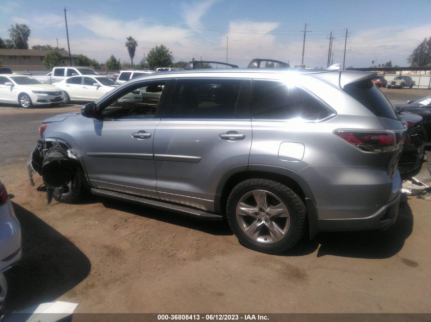 2015 TOYOTA HIGHLANDER LIMITED - 5TDDKRFH8FS073345