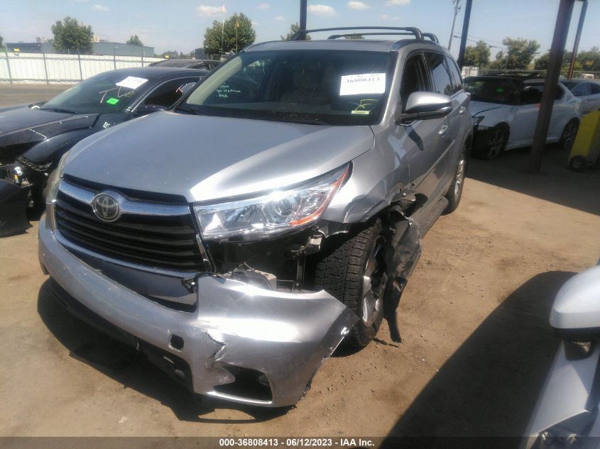 2015 TOYOTA HIGHLANDER LIMITED - 5TDDKRFH8FS073345