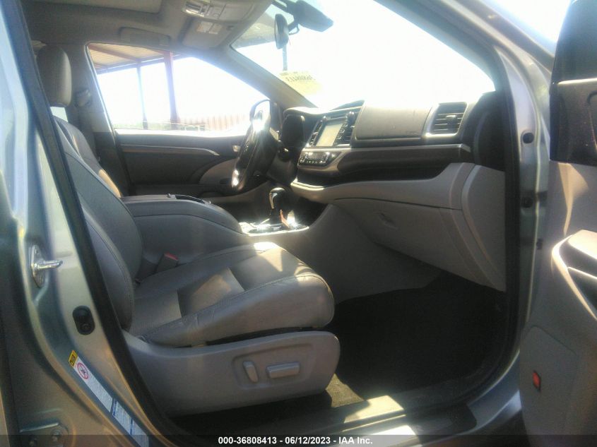 2015 TOYOTA HIGHLANDER LIMITED - 5TDDKRFH8FS073345