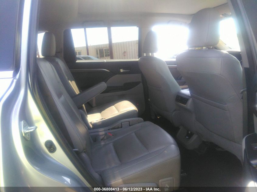 2015 TOYOTA HIGHLANDER LIMITED - 5TDDKRFH8FS073345