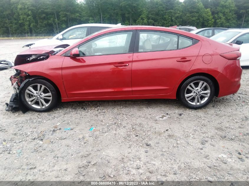 2017 HYUNDAI ELANTRA SE - KMHD84LF7HU160894