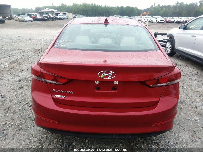 2017 HYUNDAI ELANTRA SE - KMHD84LF7HU160894