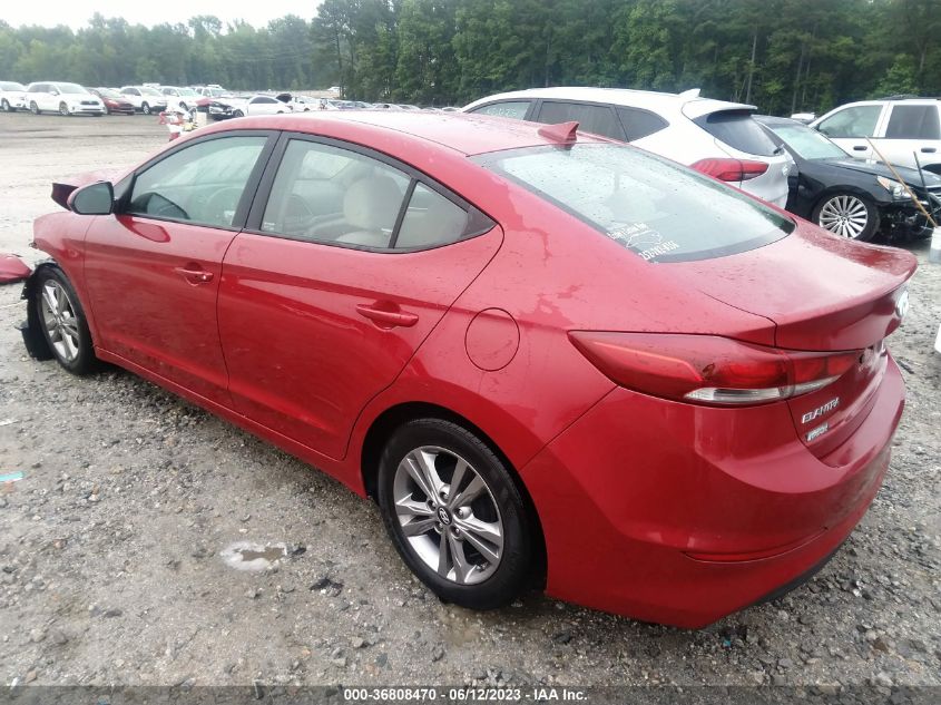 2017 HYUNDAI ELANTRA SE - KMHD84LF7HU160894