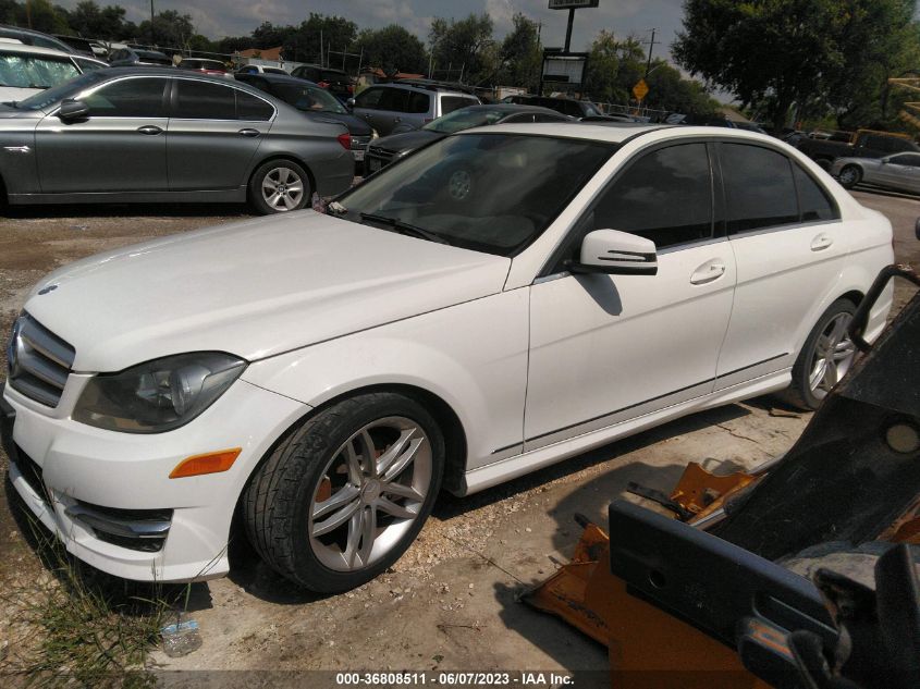 2013 MERCEDES-BENZ C-CLASS C 250 - WDDGF4HB9DA859216