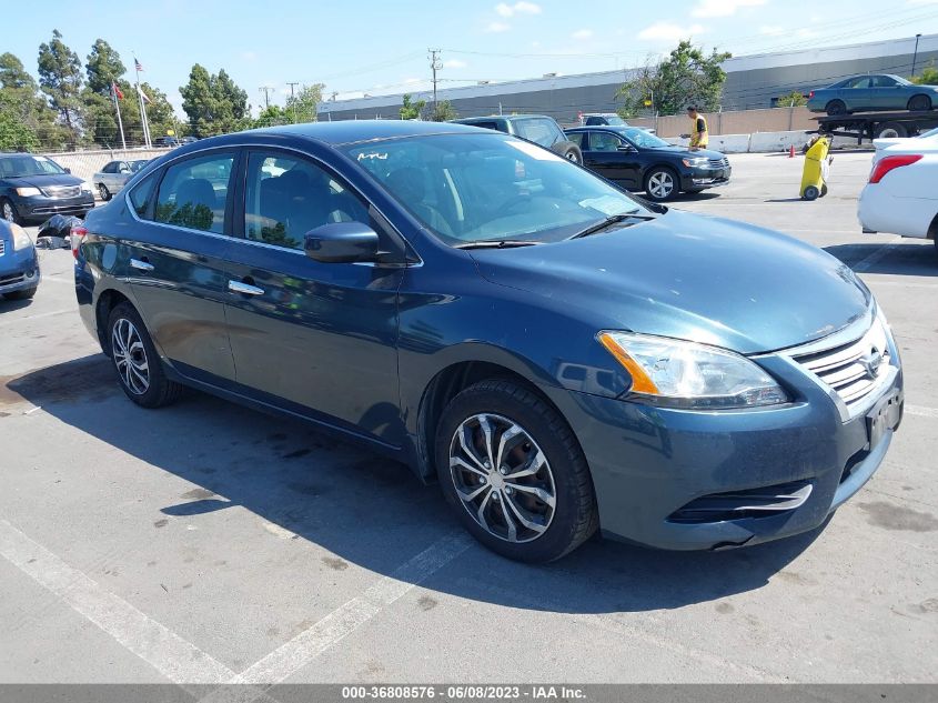 2014 NISSAN SENTRA S/FE+ S/SV/FE+ SV/SR/SL - 3N1AB7AP8EL672551