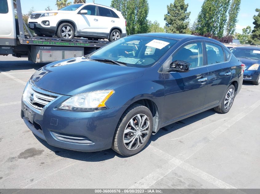 2014 NISSAN SENTRA S/FE+ S/SV/FE+ SV/SR/SL - 3N1AB7AP8EL672551