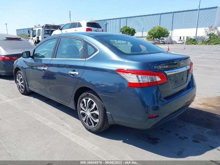 2014 NISSAN SENTRA S/FE+ S/SV/FE+ SV/SR/SL - 3N1AB7AP8EL672551
