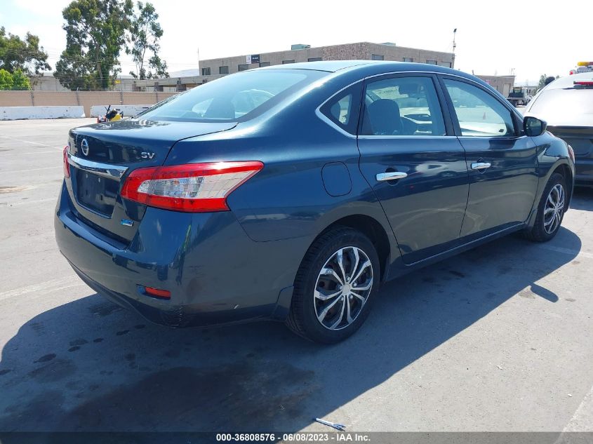 2014 NISSAN SENTRA S/FE+ S/SV/FE+ SV/SR/SL - 3N1AB7AP8EL672551