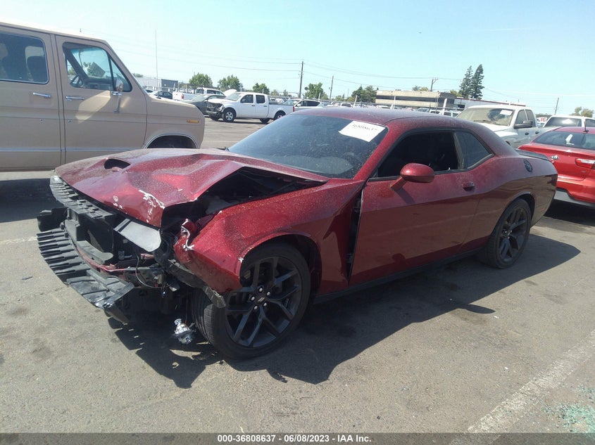 VIN 2C3CDZJG3MH564328 2021 DODGE CHALLENGER GT