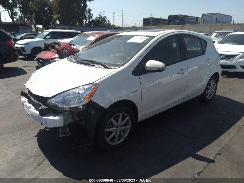 2014 TOYOTA PRIUS C ONE/THREE/TWO/FOUR - JTDKDTB39E1082575