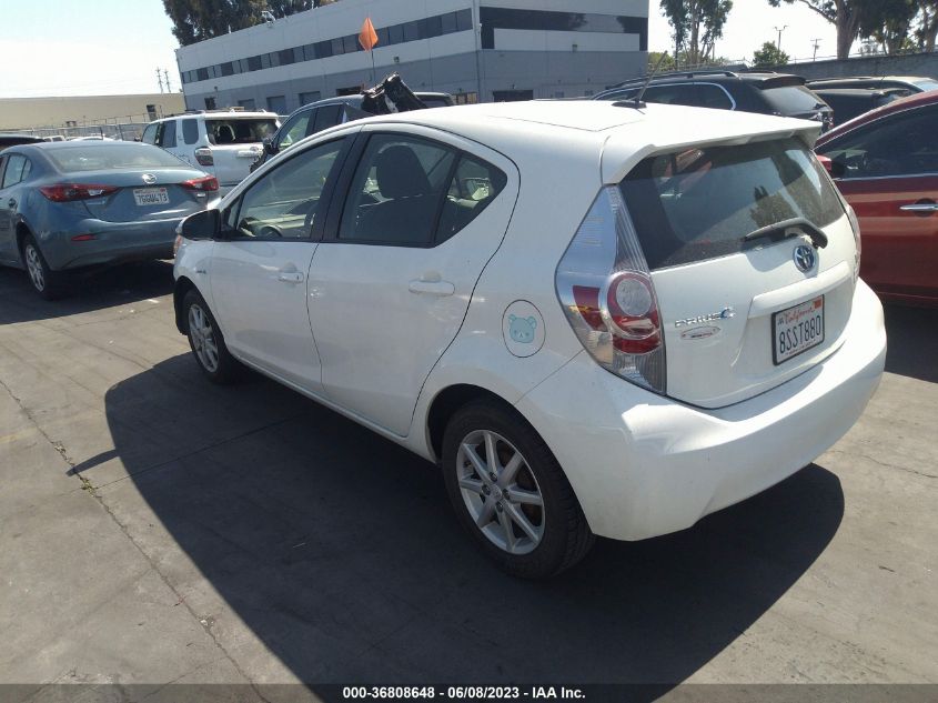 2014 TOYOTA PRIUS C ONE/THREE/TWO/FOUR - JTDKDTB39E1082575