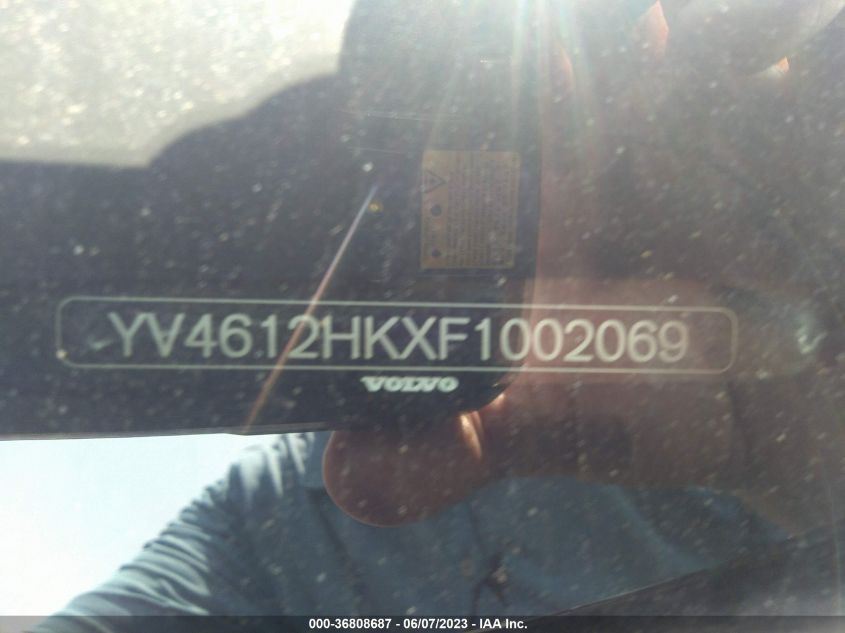 2015 VOLVO V60 CROSS COUNTRY T5 YV4612HKXF1002069