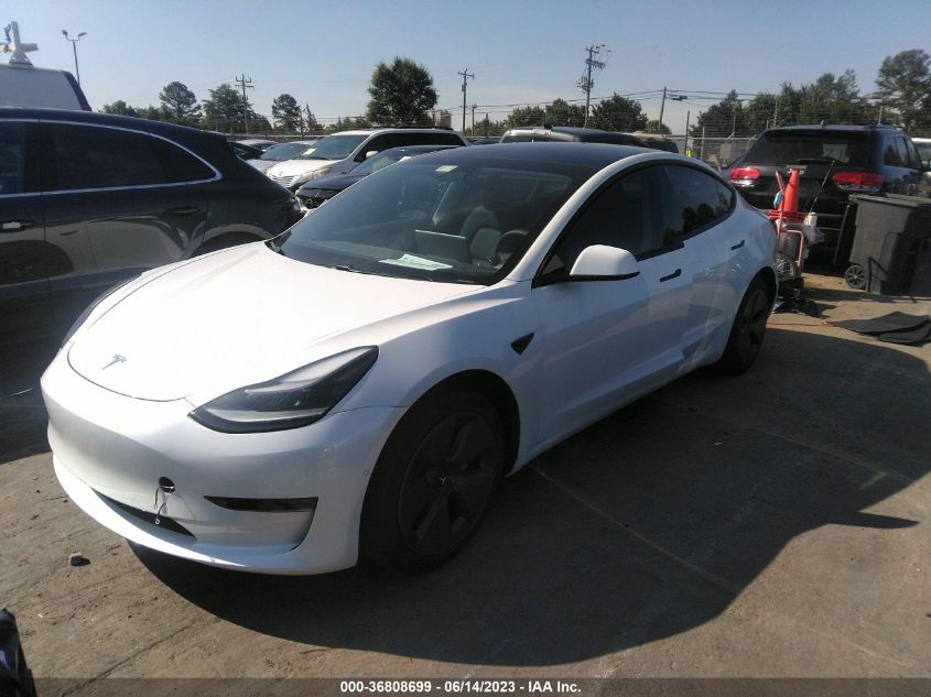 2021 TESLA MODEL 3 LONG RANGE - 5YJ3E1EB9MF046755