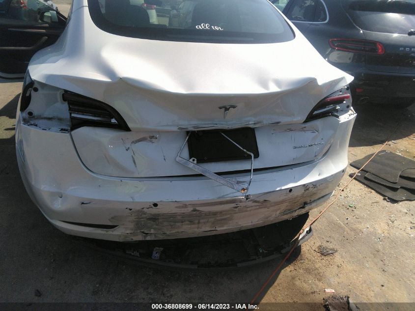 2021 TESLA MODEL 3 LONG RANGE - 5YJ3E1EB9MF046755
