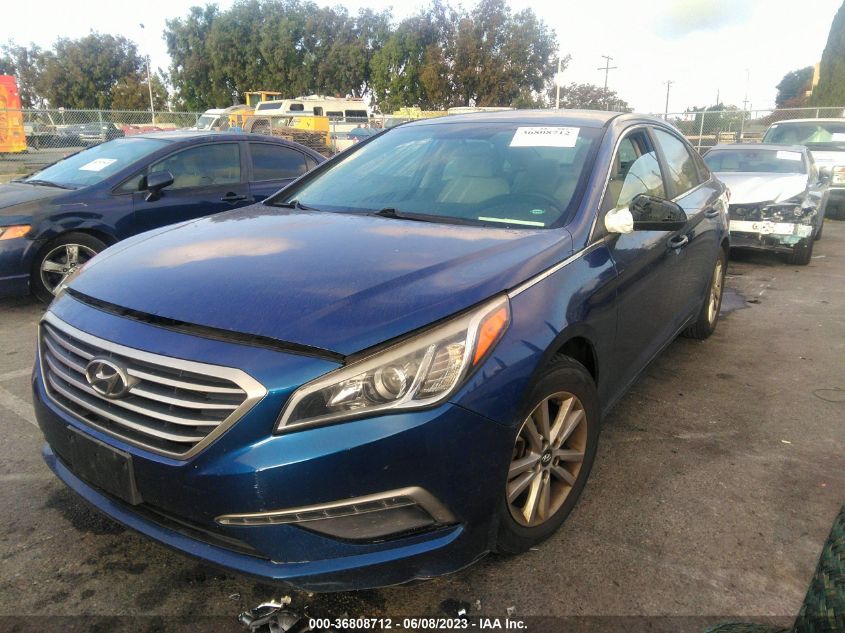 2015 HYUNDAI SONATA 2.4L SE - 5NPE24AF6FH081477