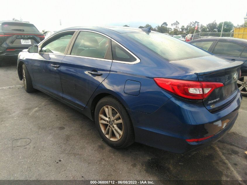 2015 HYUNDAI SONATA 2.4L SE - 5NPE24AF6FH081477