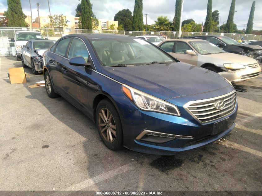 2015 HYUNDAI SONATA 2.4L SE - 5NPE24AF6FH081477