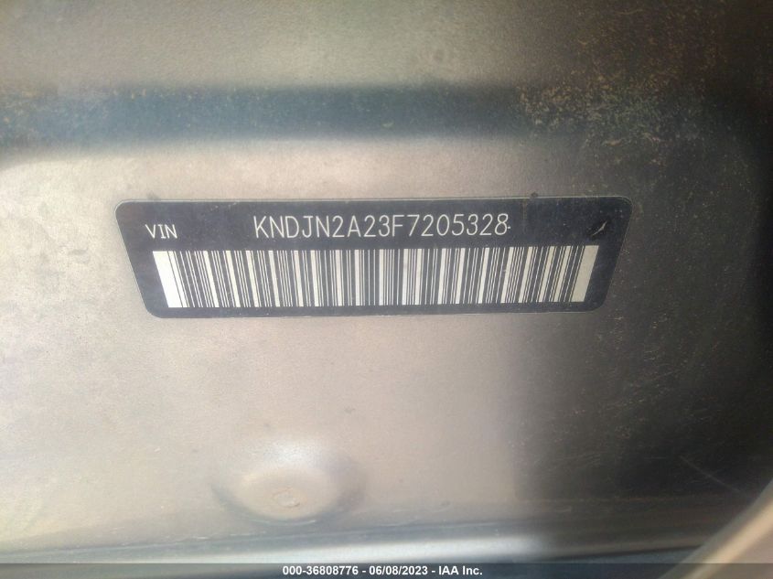 2015 KIA SOUL - KNDJN2A23F7205328