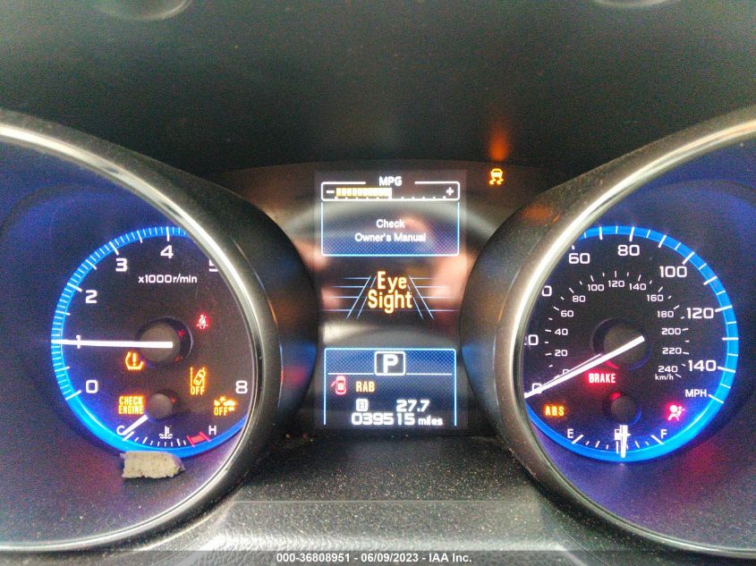 2019 SUBARU OUTBACK 2.5I LIMITED - 4S4BSANC7K3285885