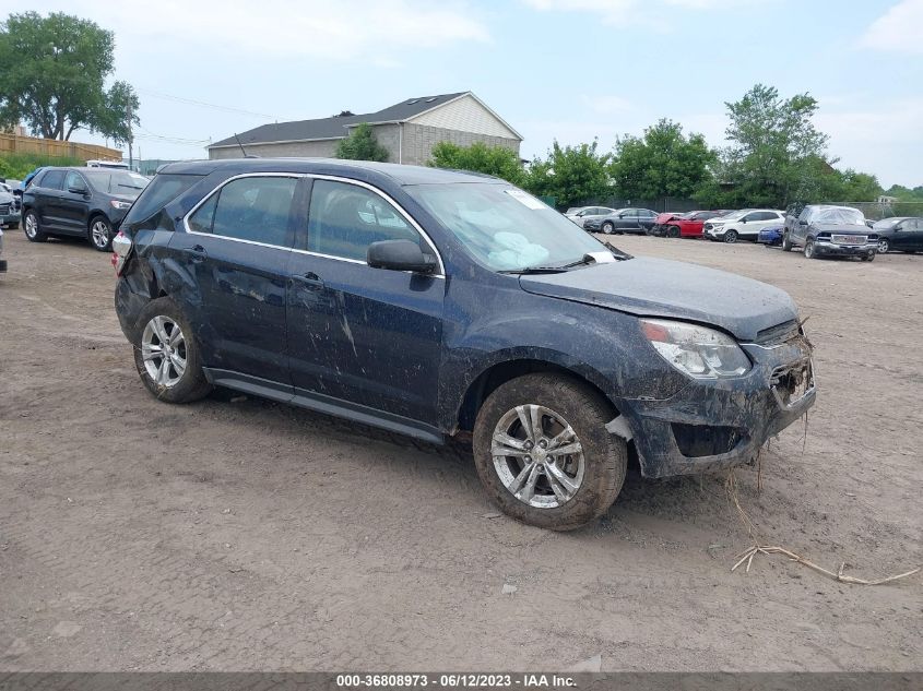 2016 CHEVROLET EQUINOX LS - 2GNALBEK6G6247162