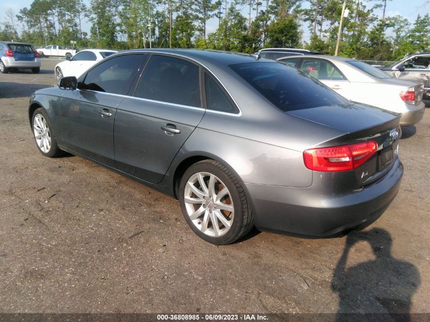 2013 AUDI A4 PREMIUM PLUS - WAUFFAFL9DA165655