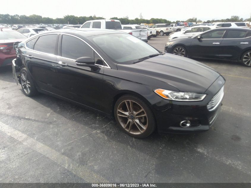 2013 FORD FUSION TITANIUM - 3FA6P0K95DR295304