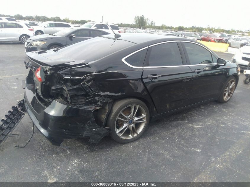 2013 FORD FUSION TITANIUM - 3FA6P0K95DR295304