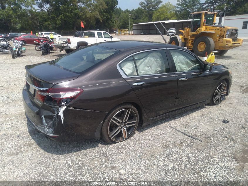 2016 HONDA ACCORD SEDAN SPORT - 1HGCR2F58GA217593