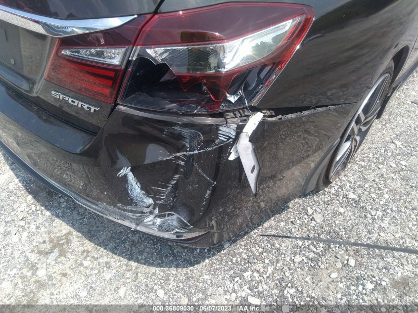 2016 HONDA ACCORD SEDAN SPORT - 1HGCR2F58GA217593