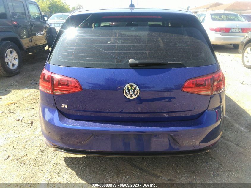 2016 VOLKSWAGEN GOLF R - WVWLF7AU8GW205000