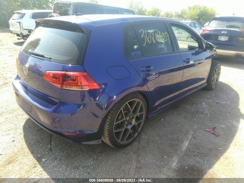 2016 VOLKSWAGEN GOLF R - WVWLF7AU8GW205000