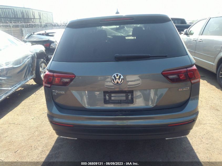 2019 VOLKSWAGEN TIGUAN SE/SEL/SEL R-LINE JET-BLA - 3VV2B7AX3KM196900