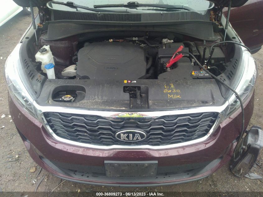 2019 KIA SORENTO LX/S - 5XYPGDA56KG486693