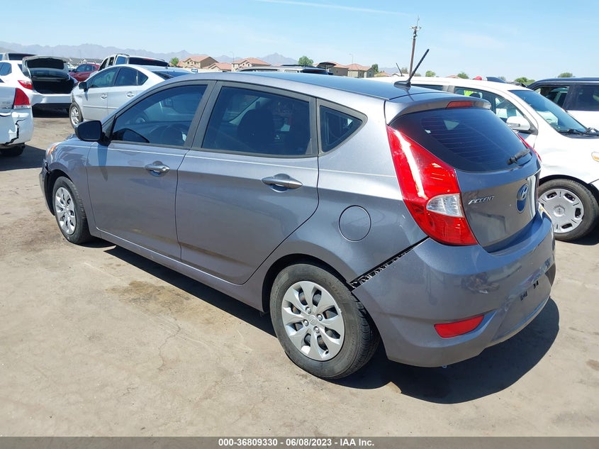 VIN KMHCT5AEXHU340722 2017 HYUNDAI ACCENT SE