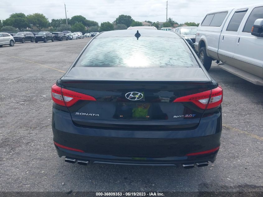 2015 HYUNDAI SONATA 2.0T SPORT - 5NPE34AB7FH085998