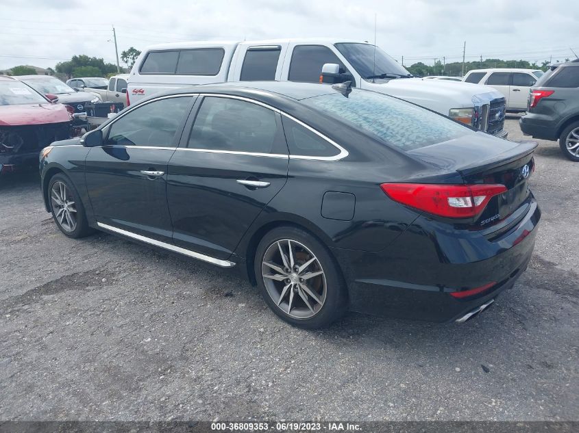 2015 HYUNDAI SONATA 2.0T SPORT - 5NPE34AB7FH085998