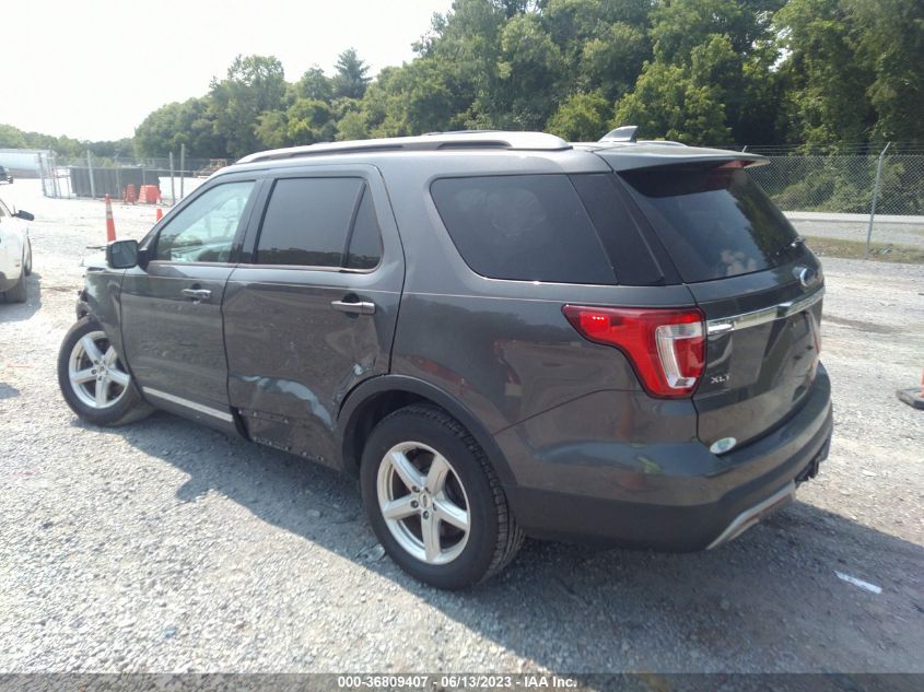 2017 FORD EXPLORER XLT - 1FM5K8D88HGA45667