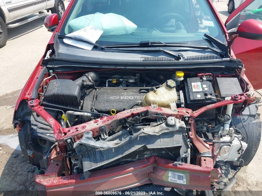 2013 CHEVROLET SONIC LT - 1G1JC5SH7D4244845