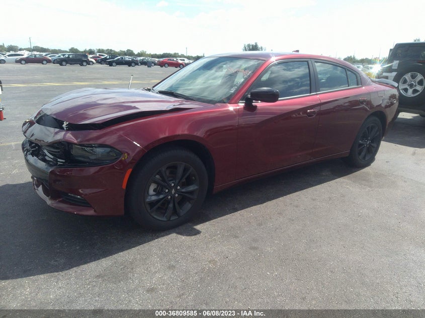 VIN 2C3CDXJG2NH177212 2022 DODGE CHARGER SXT