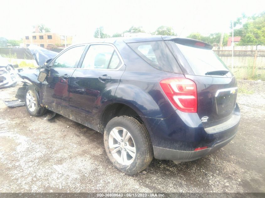 2016 CHEVROLET EQUINOX LS - 2GNALBEK7G1183940