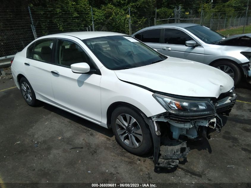 2014 HONDA ACCORD SEDAN LX - 1HGCR2F38EA043407