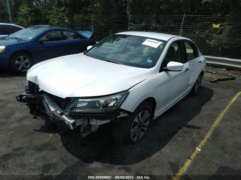 2014 HONDA ACCORD SEDAN LX - 1HGCR2F38EA043407
