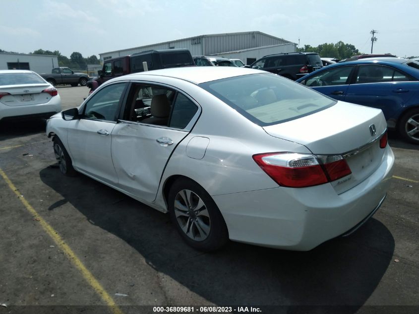 2014 HONDA ACCORD SEDAN LX - 1HGCR2F38EA043407