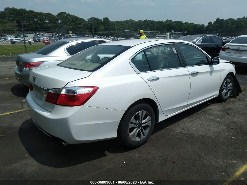 2014 HONDA ACCORD SEDAN LX - 1HGCR2F38EA043407