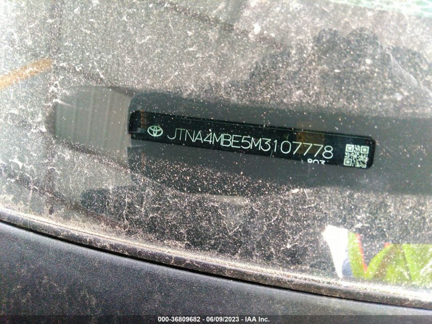 2021 TOYOTA COROLLA HATCHBACK XSE JTNA4MBE5M3107778