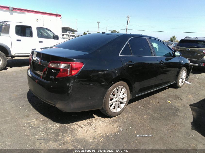 2014 TOYOTA CAMRY HYBRID LE/XLE/SE LIMITED EDITION - 4T1BD1FK5EU138947
